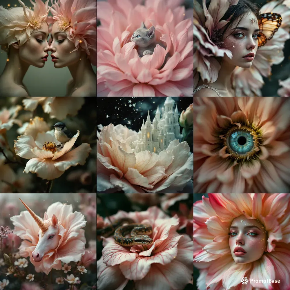 Poetic Petals Dreamlike Surrealisms