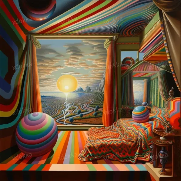 Surrealist Colorful Paintings