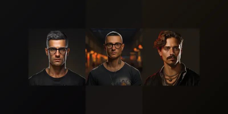 Photorealistic Portraits generated by undefined