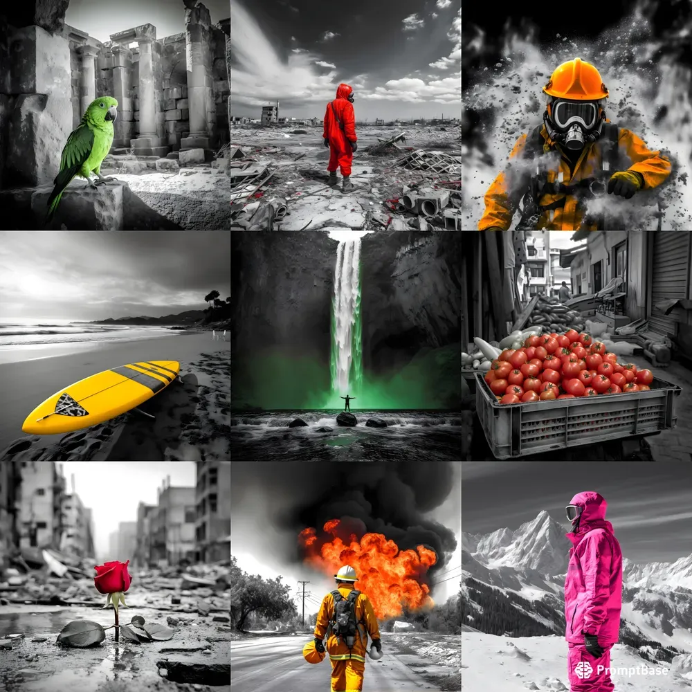 Beautiful Selective Color Photographs