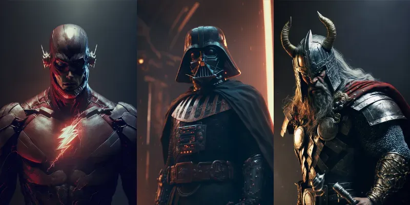 Badass Characters generated by undefined