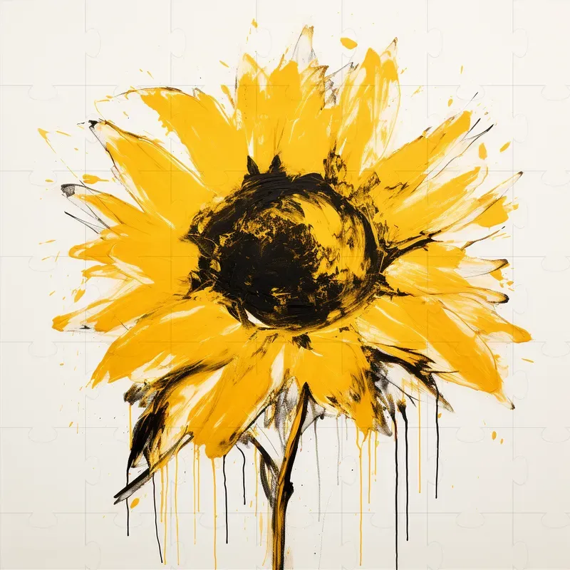 Single Brushstroke Art Paintings