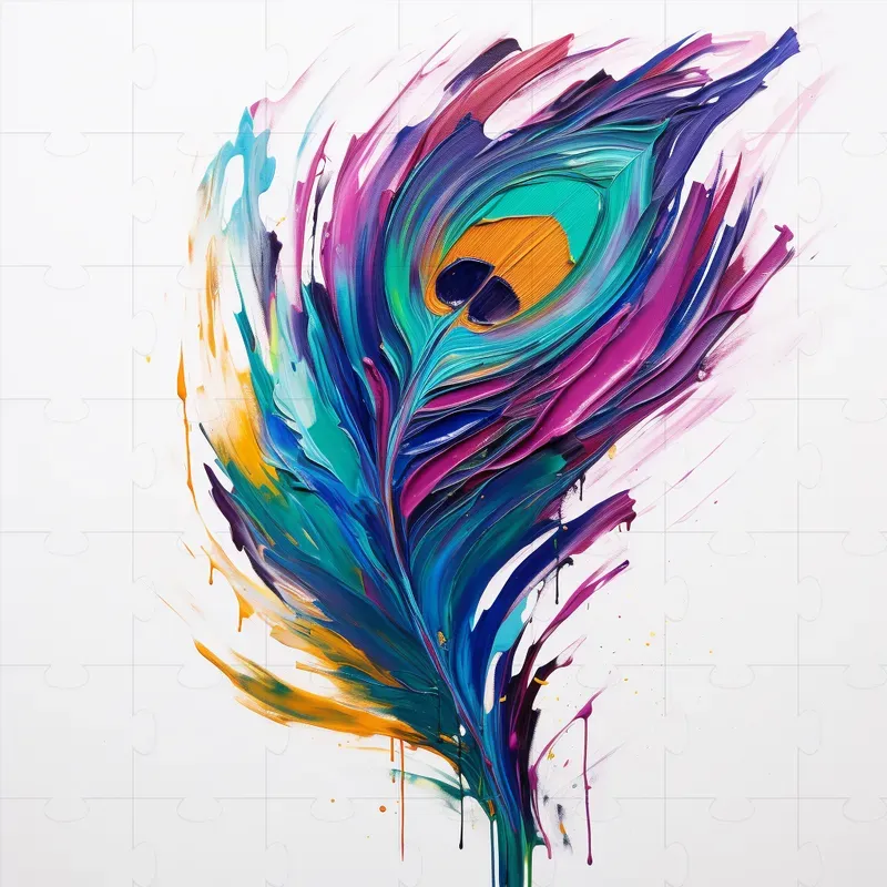 Single Brushstroke Art Paintings