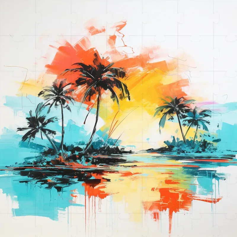 Single Brushstroke Art Paintings