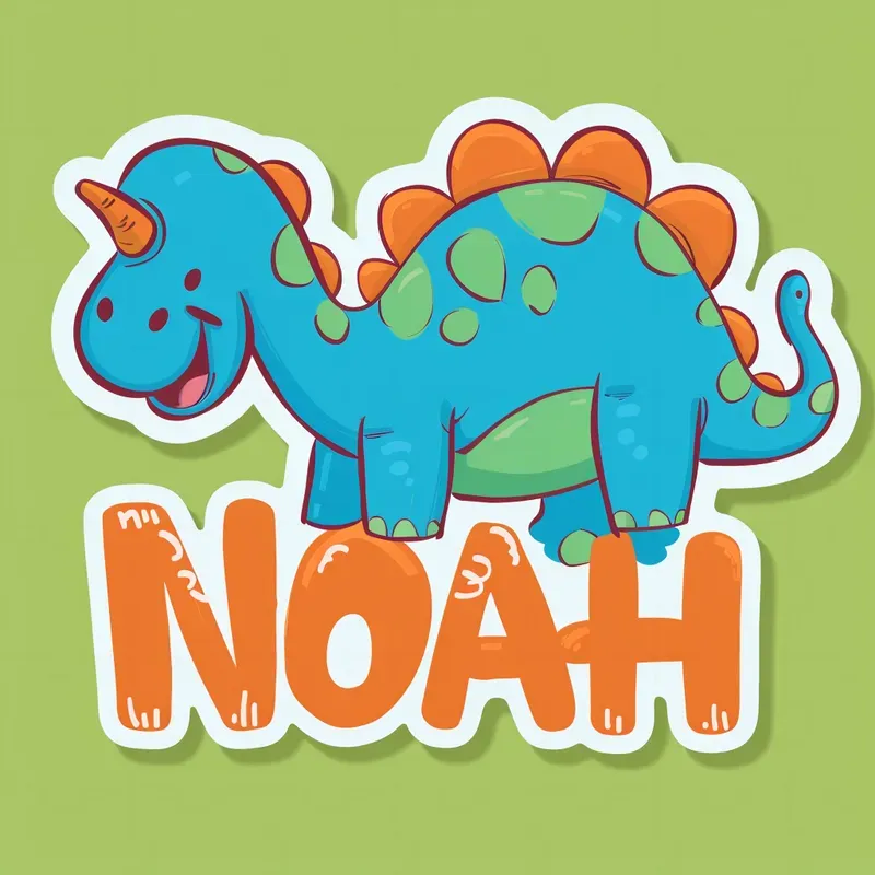 Cute Name Stickers For Kids