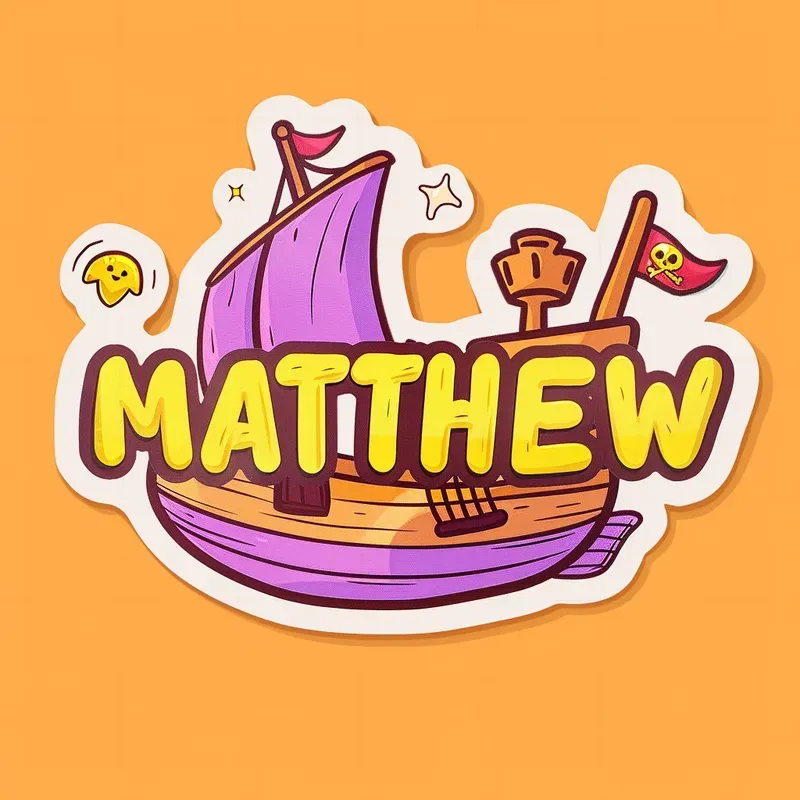 Cute Name Stickers For Kids