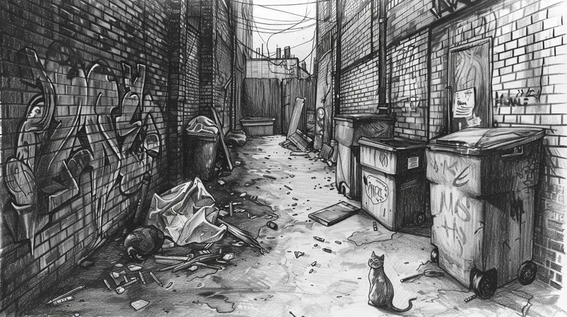 Pencil Landscape Drawing Sketches