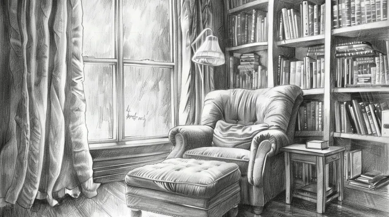 Pencil Landscape Drawing Sketches