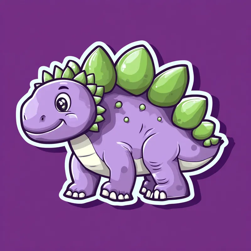 Cute Dinosaur Stickers