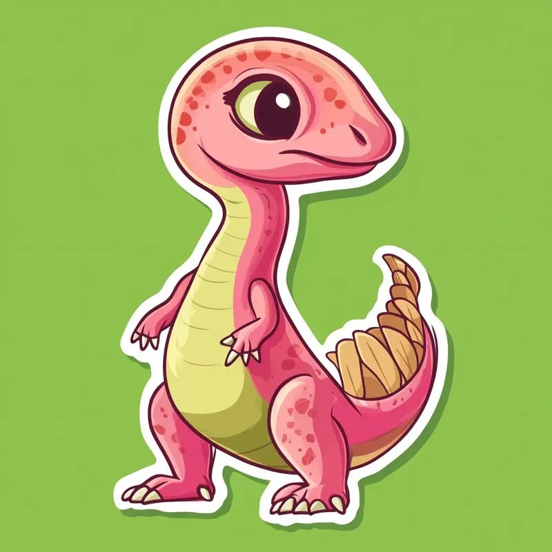 Cute Dinosaur Stickers