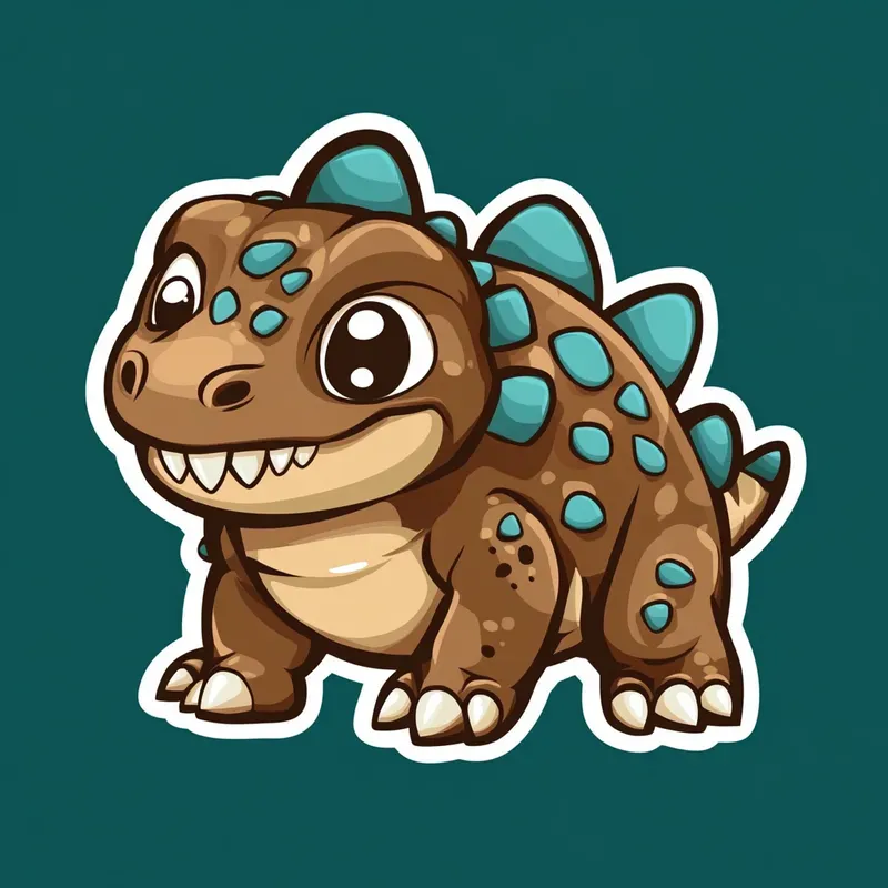 Cute Dinosaur Stickers