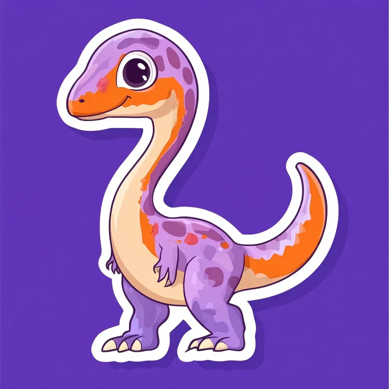 Cute Dinosaur Stickers