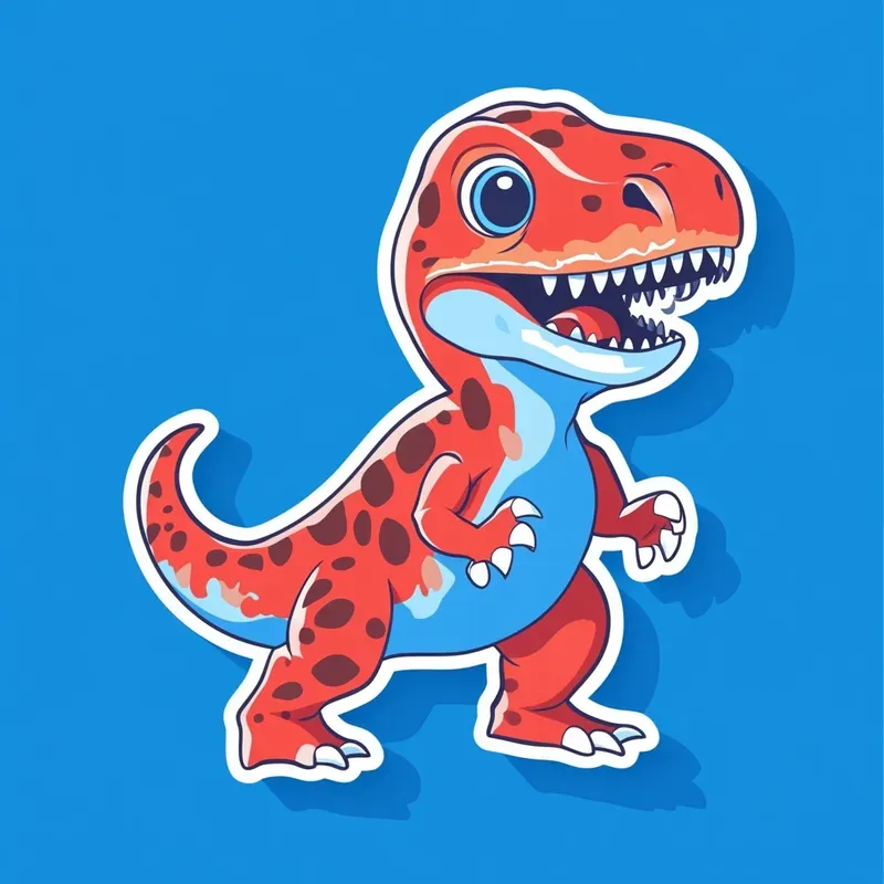 Cute Dinosaur Stickers