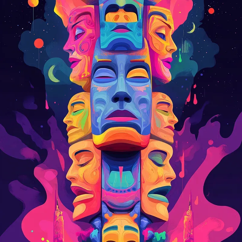 Trippy Psychedelic Art Posters