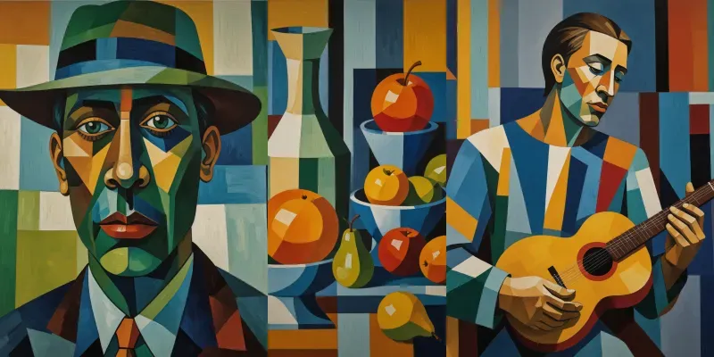 Picassos Worlds Geometry Of Emotions generated by undefined