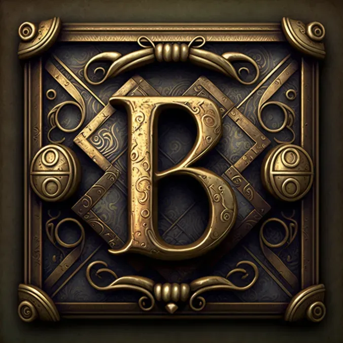 Beautiful Golden Letter Plaques