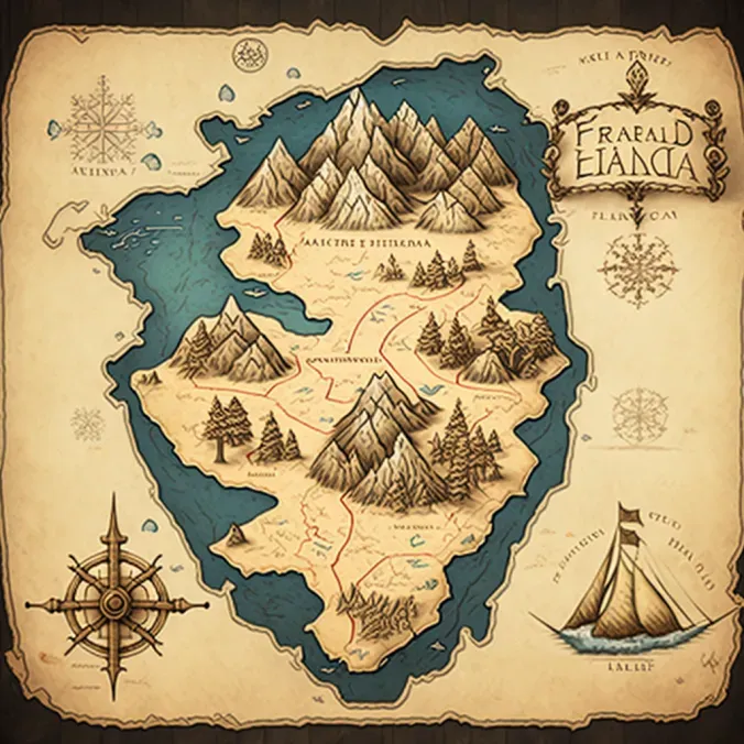 Hand Drawn Fantasy Maps