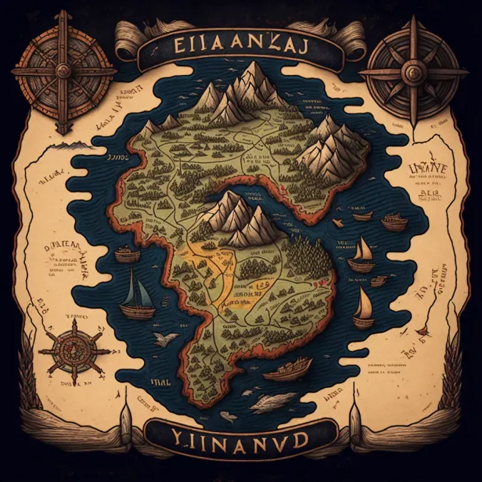 Hand Drawn Fantasy Maps