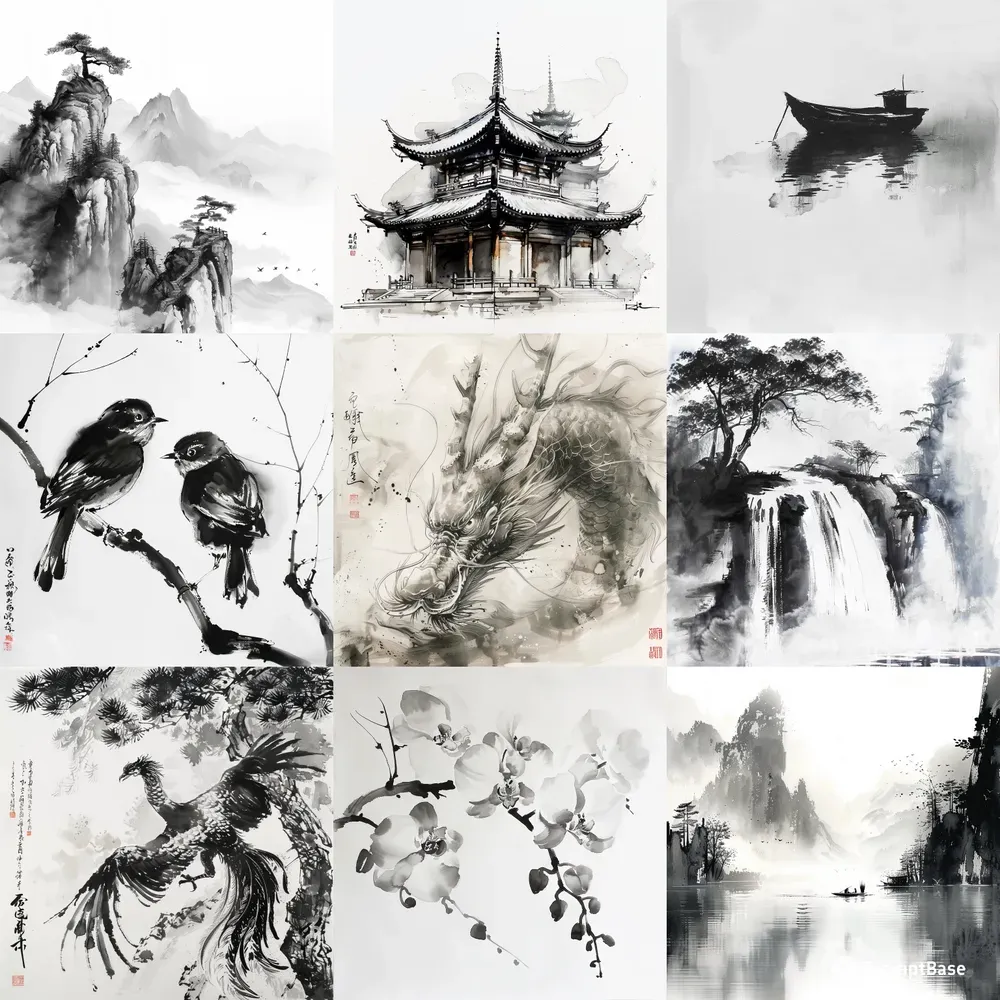 Chinese Ink Paintings
