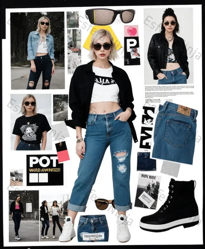 Fashion Collage Moodboards