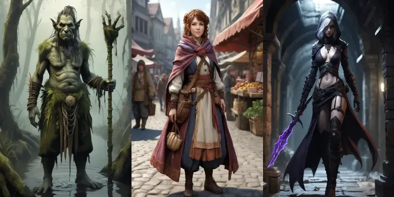 RPG Characters generated by undefined