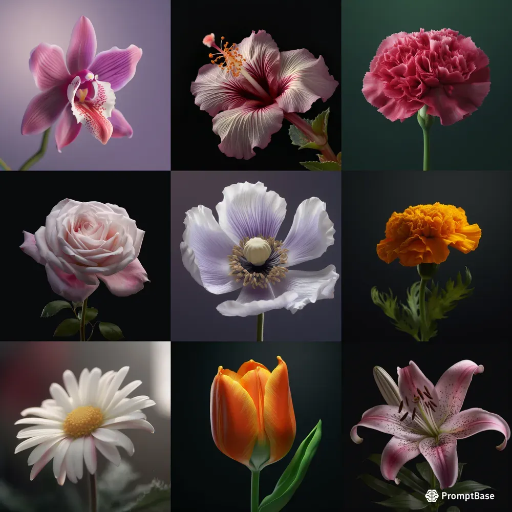 3D Botanical Illustrations