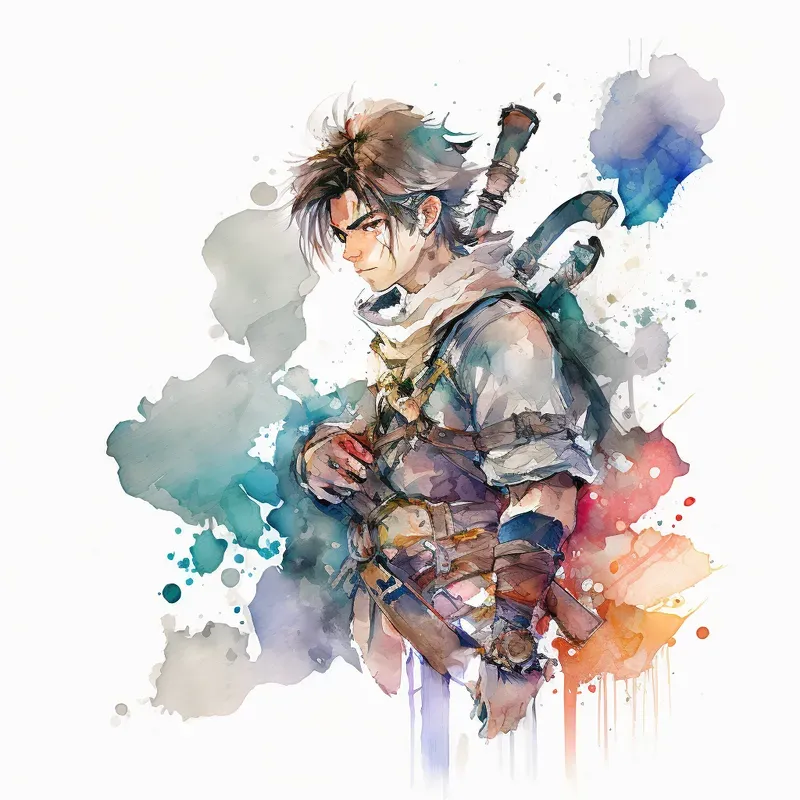 Watercolor Art - Jrpgs