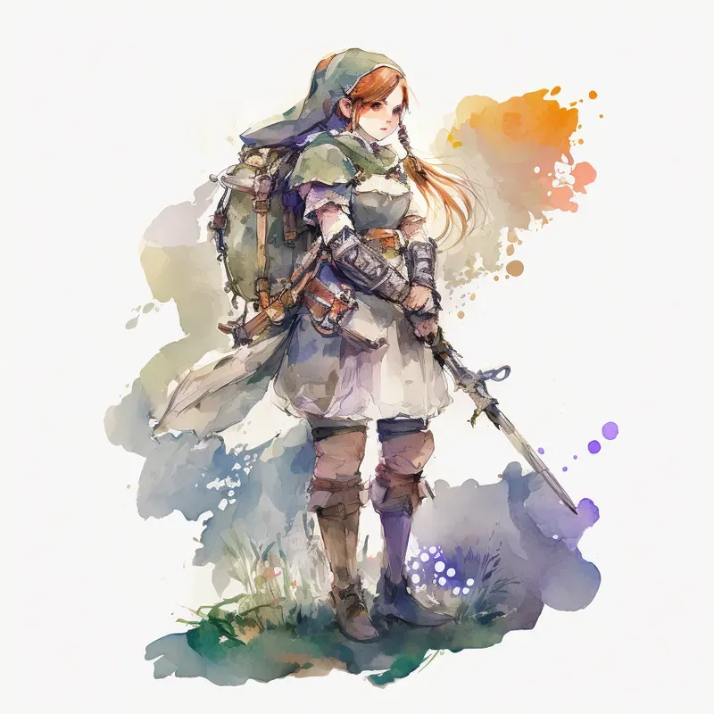 Watercolor Art - Jrpgs