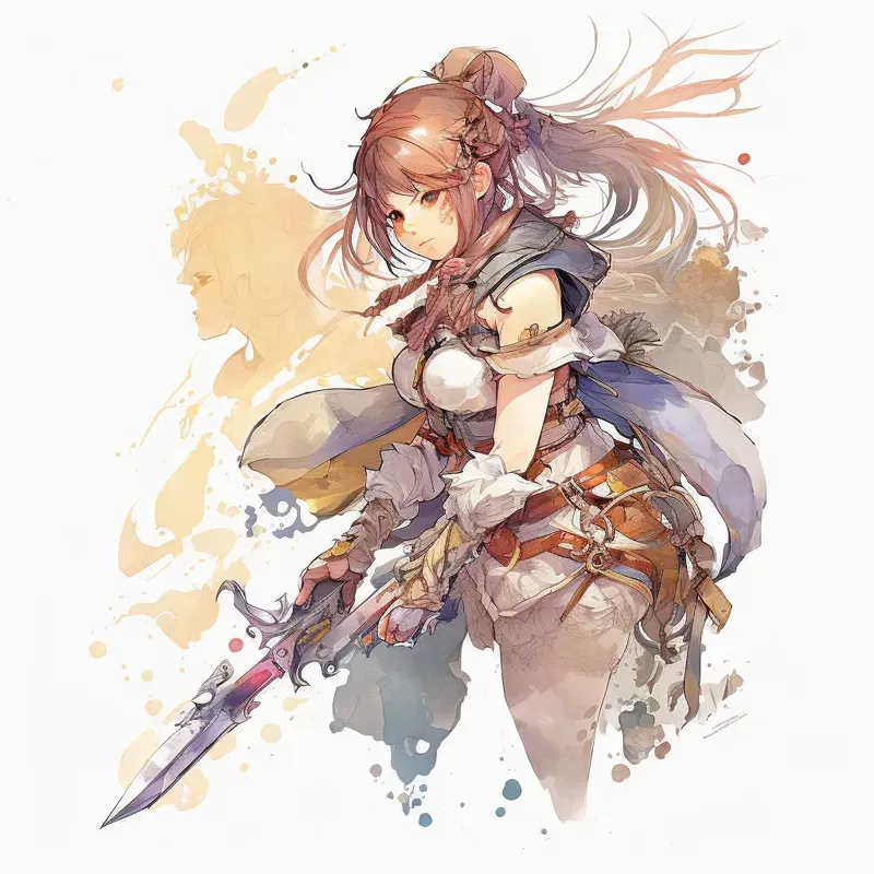 Watercolor Art - Jrpgs