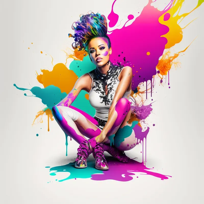 Colorful Women Illustrations