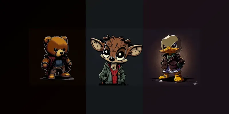 Chibi Cute Animals generated by undefined