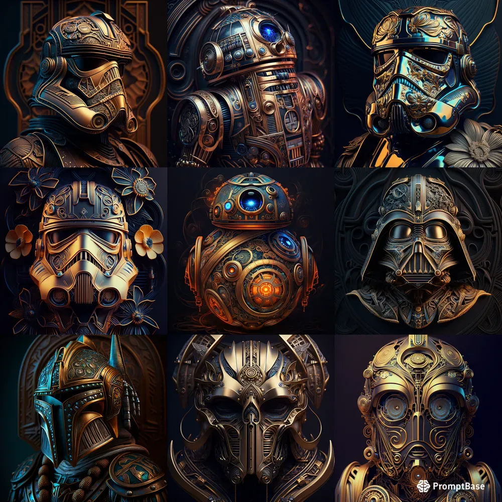 Detailed Ornate Portraits