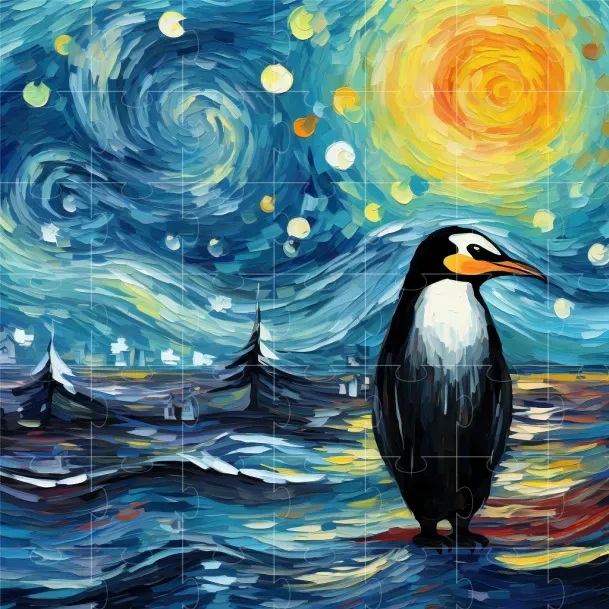 Vincent Van Gogh Digital Art Style