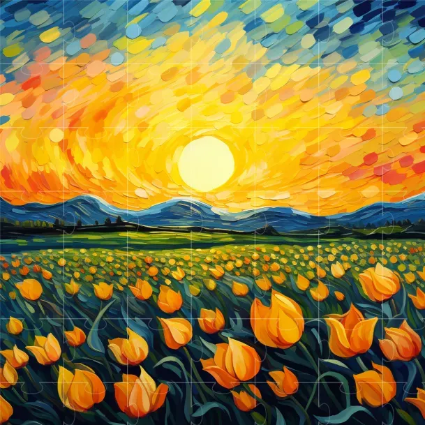 Vincent Van Gogh Digital Art Style