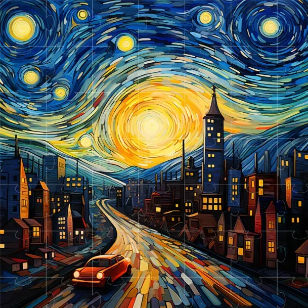 Vincent Van Gogh Digital Art Style