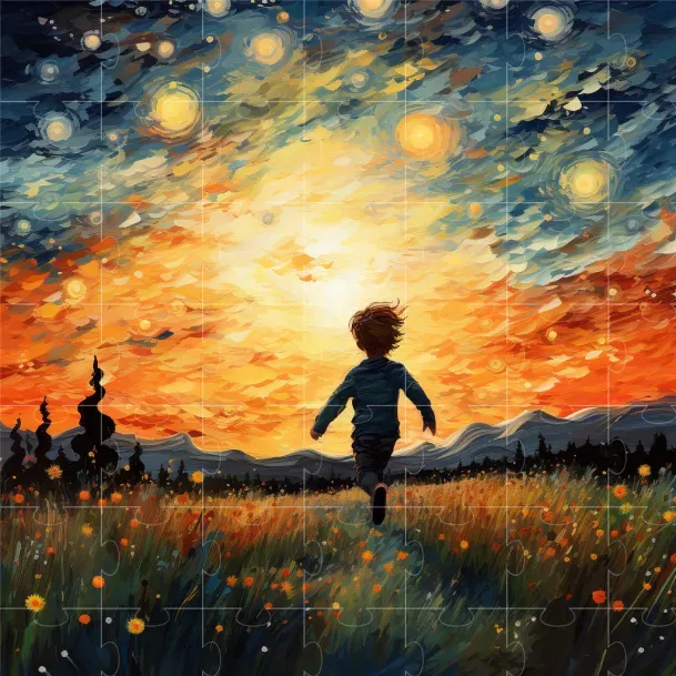 Vincent Van Gogh Digital Art Style
