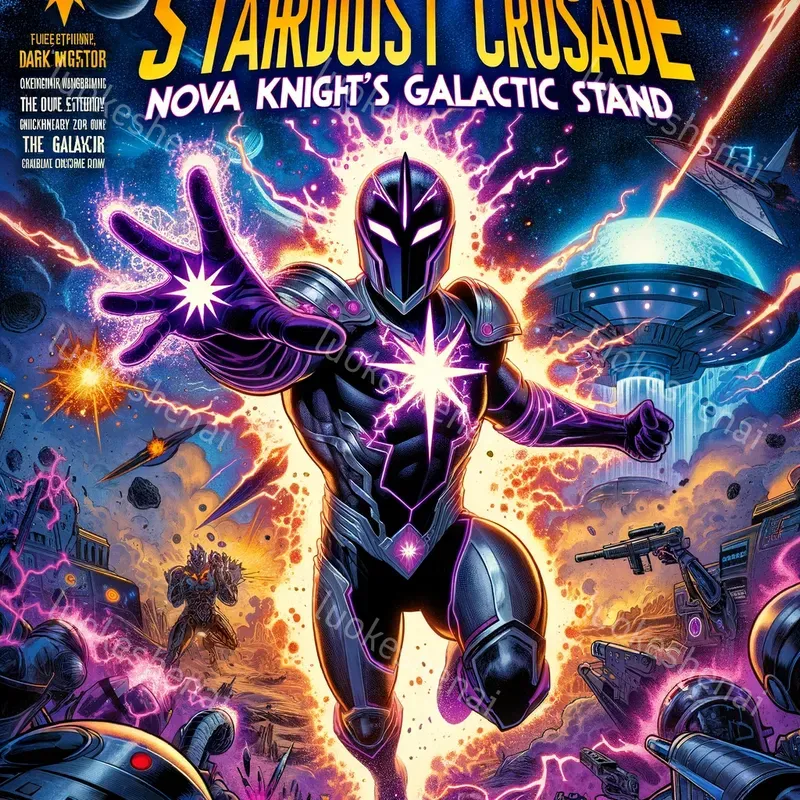 Color Vibrant Heroes Comic Book Covers