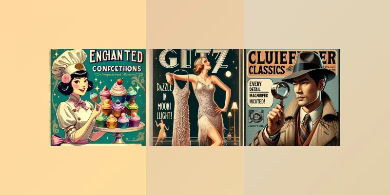 Mid20th Century Vintage Style Ads generated by undefined