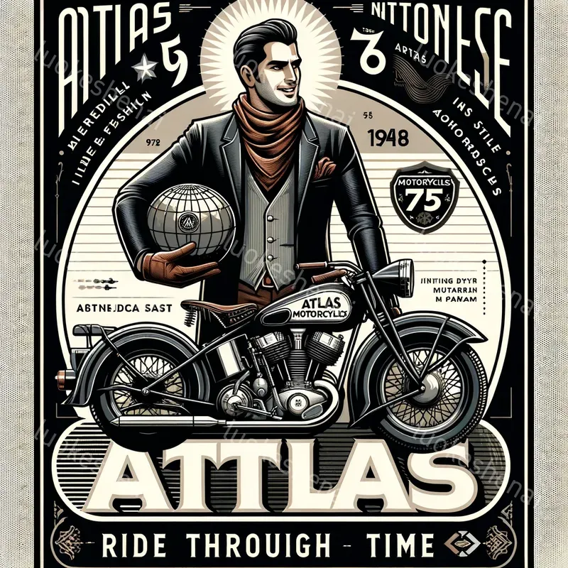 Vintage Style Advertising Poster Art