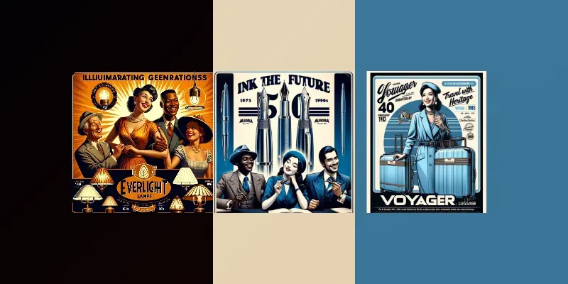 Vintage Style Advertising Poster Art generated by undefined