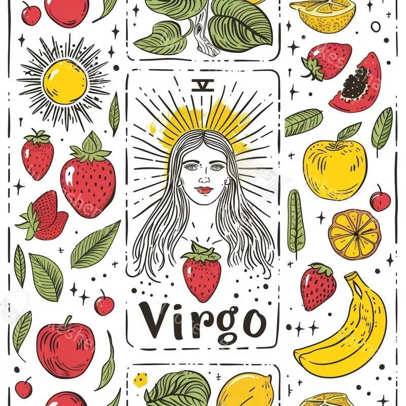 Simple Tarot Card Pattern Art