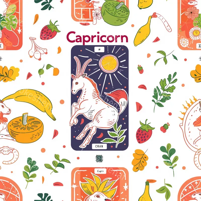 Simple Tarot Card Pattern Art