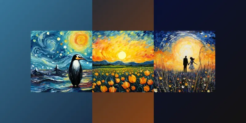 Vincent Van Gogh Digital Art Style generated by undefined