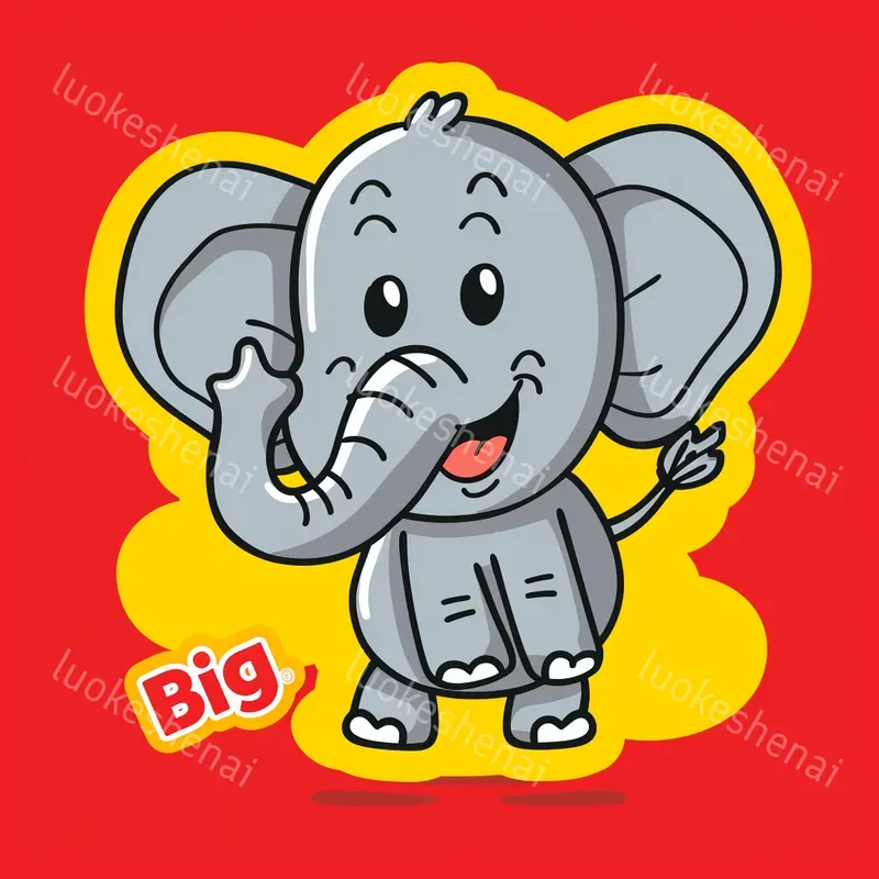 Cartoon Animals Simple Drawing Style