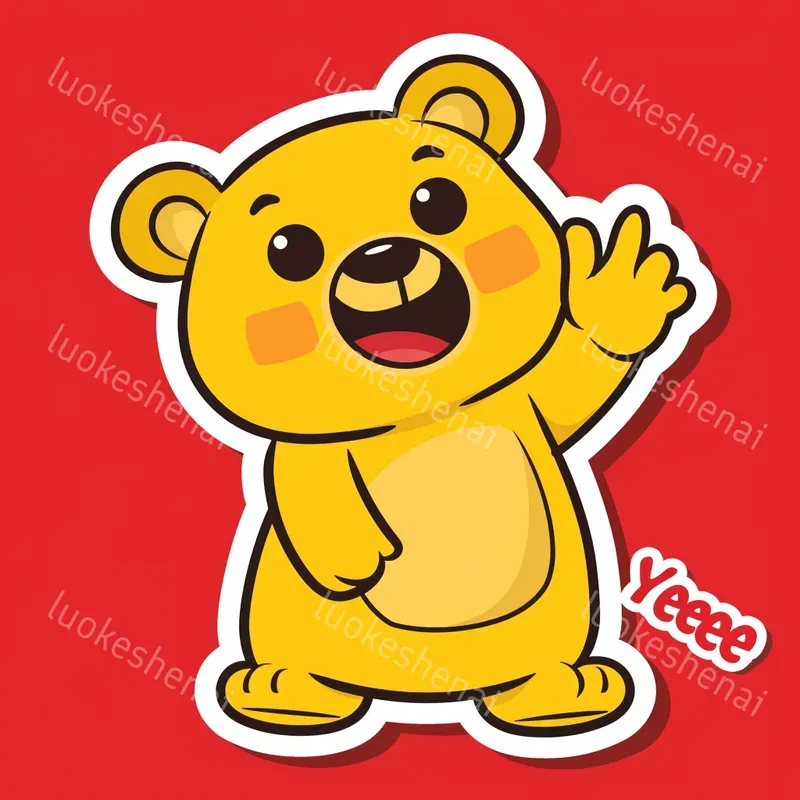 Cartoon Animals Simple Drawing Style