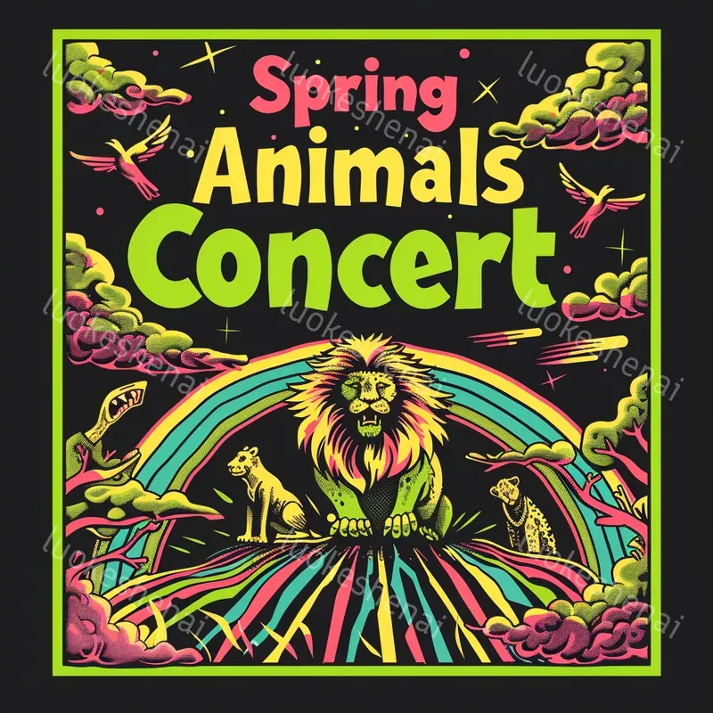Psychedelic Animals Concert Posters