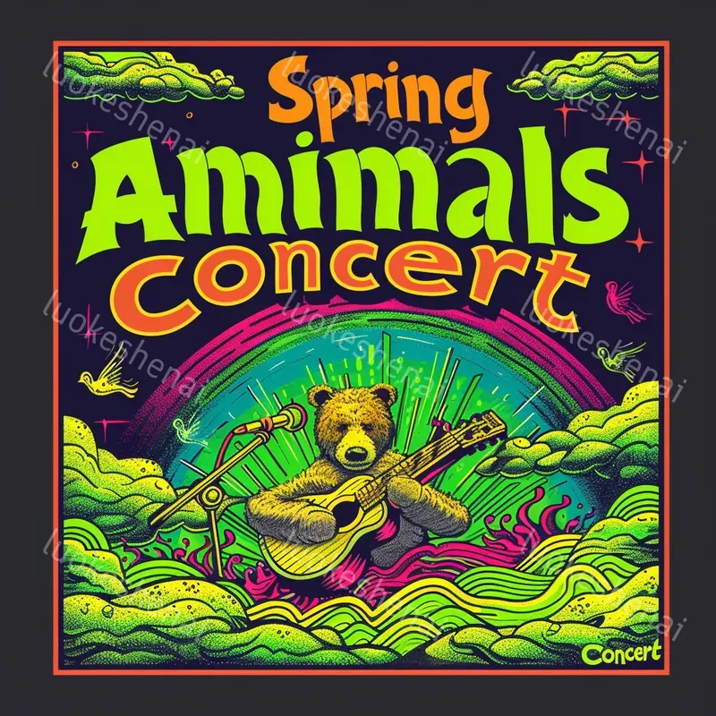 Psychedelic Animals Concert Posters