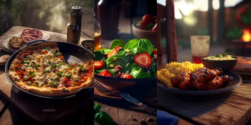 Mouthwatering Picnic Food Photoshoots generated by midjourney