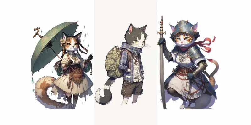 Human-like Cats In Everyday Human Life Cat Jobs generated by undefined