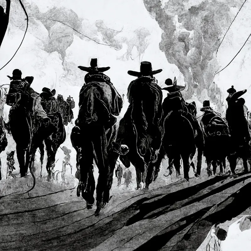 Black Ink Graphic Novel Illustrations